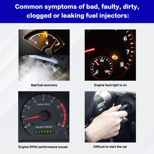 8Pcs Fuel Injectors Fits for 2012-2019 Nissan Versa 1.6L 16600-1KT0A New - Picture 4 of 11