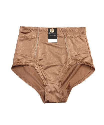 Women Satin High Waist Pocket Tummy Control Full Coverage Girdle Brief Panties - Picture 14 of 15