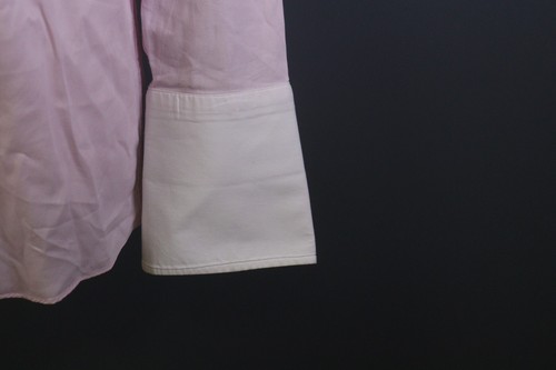 Donald J.Trump Pink Solid Long Sleeve Button Shirt Size 32 / 33 - Picture 4 of 20