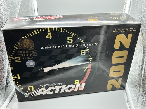 DALE EARNHARDT JR #8 BUDWEISER 02 Action Brookfield Stock Car Cabina & Rimorchio - Foto 7 di 8