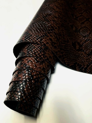 Vinyl Upholstery Embossed Texture Fabric Rattlesnake 54" Wide SOLD By The Yard - Picture 17 of 41