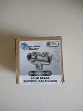 Hammerhead Showers Brushed Nickel Solid Brass Shower Head Holder 