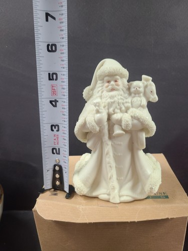 "Santa Claus de porcelana blanca vintage 5,5" - Imagen 10 de 12