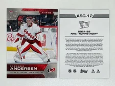 2021-22 Topps Now NHL Stickers All-Star - FREDERIK ANDERSEN - Hurricanes PR: 81