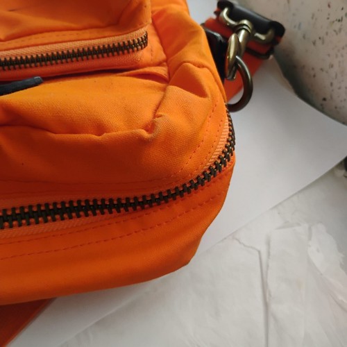 Filson Aktentasche aus Blech 24 Stunden Leder orange gewachste Baumwolle Canvas abgenutzt - Bild 22 von 23