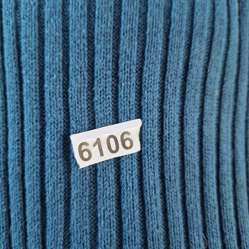 Levi's Red Tab Sweater Women's XL Blue Cable Knit 1/4 Zip Mock Neck - Picture 8 of 8
