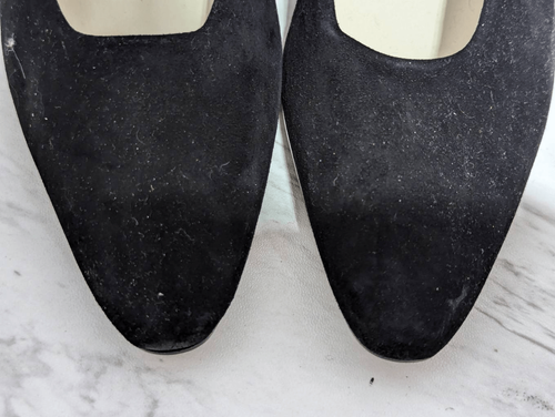 Enzo Angiolini Women's Black Solid Suede Pointed Toe Slip-On Pump Size 9.5M NWT - Picture 9 of 10