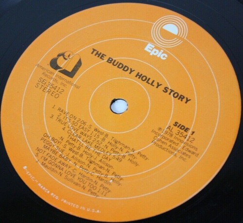 The Buddy Holly Story Soundtrack LP 1978 Vinyl NM/VG+ Gary Busey SE 35412 - Imagen 4 de 5