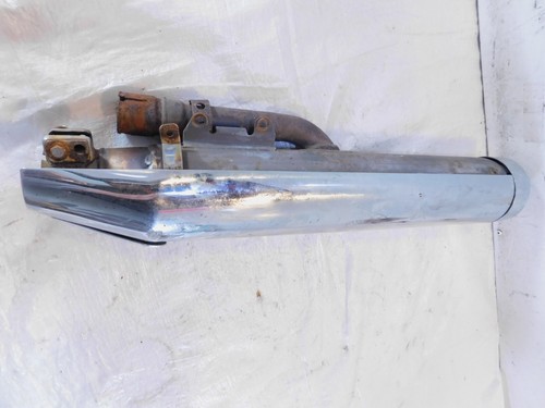 Honda VTX1800 VTX1800F VTX1800N Chrome Lower Left Exhaust Header Pipe Muffler - Picture 8 of 10