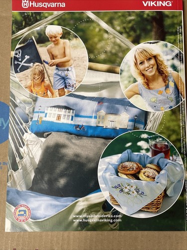 Rare Husqvarna Viking Machine Embroidery Designs Collection #27 Catalog Book - Picture 2 of 17