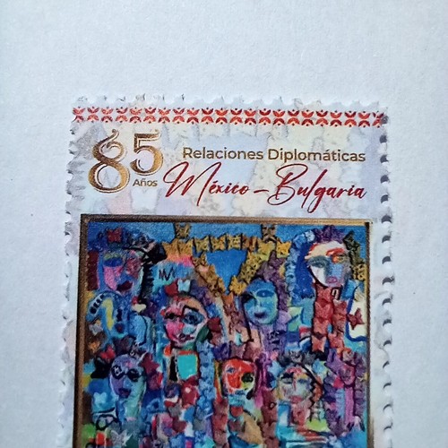 Mexican Butterfly Stamp – Rare Unused Mexico-Bulgaria Postage - Picture 7 of 12