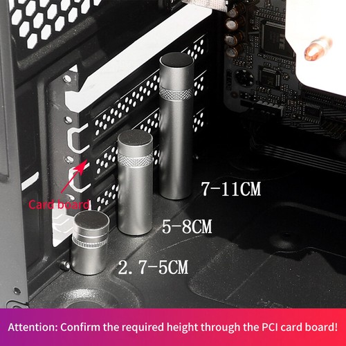 Graphics Card Brace Telescopic Rotating Stand Bracket Video Card Sag Holder _j - Afbeelding 5 van 18