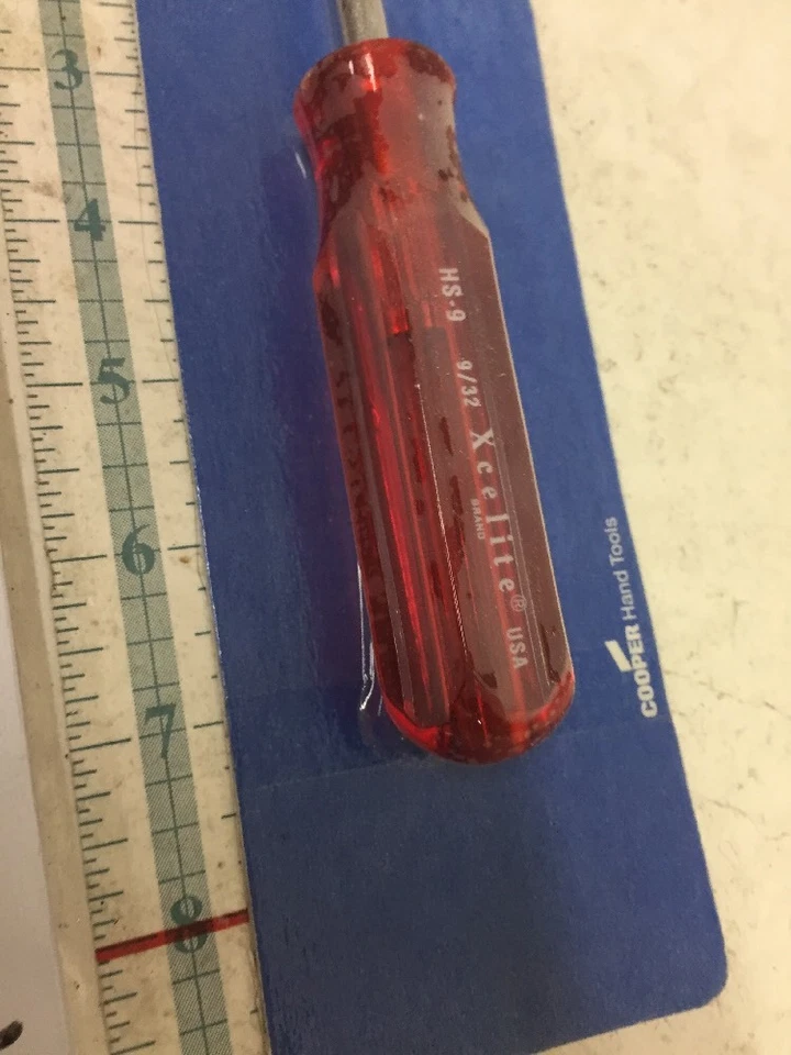 Xcelite HS9V Regular Nutdriver with Full Hollow Shaft, 7" Hole Depth, 9/32" $25 - Image 2 of 4