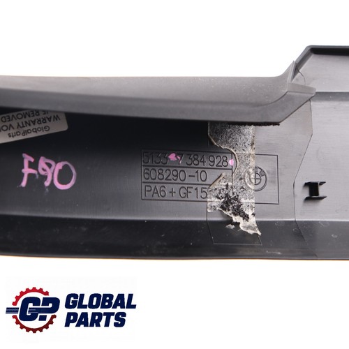 BMW G30 Door Window Frame Rear Right O/S Trim Cover Panelling 7384928 - Picture 12 of 12