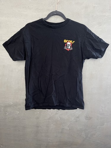 Powell Peralta Bones Long Sleeve Crew Neck Shirt Youth XL Black 2014 SOC