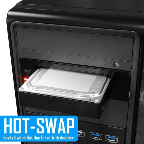  Bay 2.5" 3.5'' Drive HDD&SSD Caddy Internal  Rack Enclosure F0O7 - Picture 7 of 12