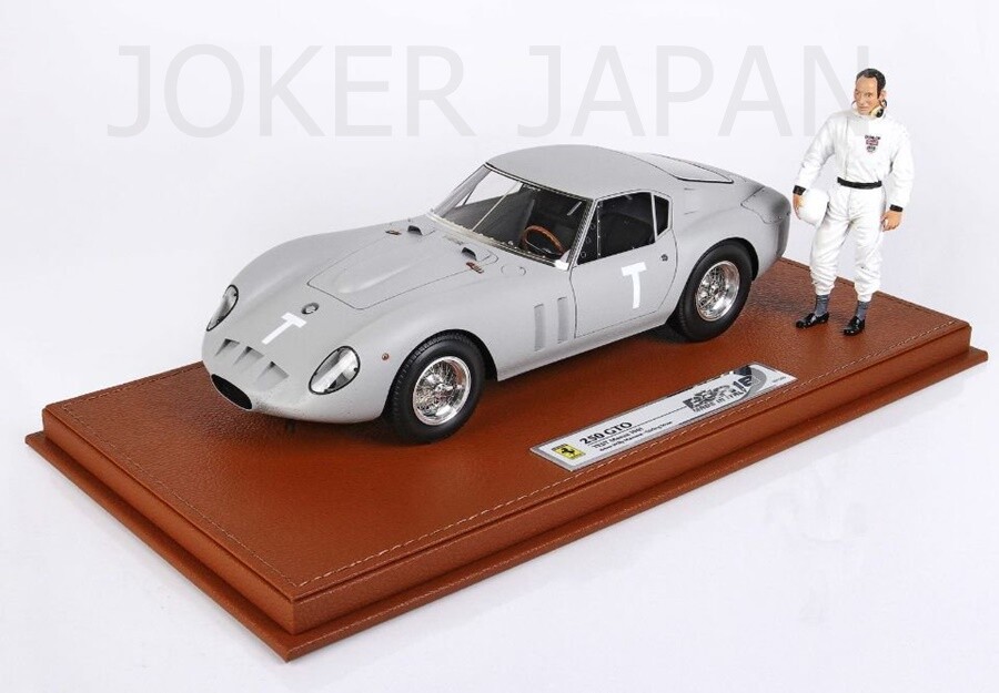 【新品未使用】BBR 1/18 Ferrari250GTO Test Monza BBR 1/18 Ferrari 250 GTO TEST Monza 1961 With S.MOSS Driver Figure