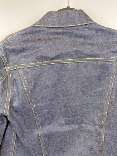 Mackintosh Raw Denim Jacket Selvedge Japan Designer Waterproof Rare Size 38 - Picture 9 of 12