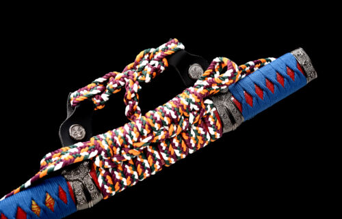 Espada Katana Funcional Samurai Japonesa Templada en Arcilla T10 Lista para Batalla - Imagen 11 de 12