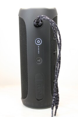 JBL FLIP 4 Portable Bluetooth Speaker Black Great Sound | eBay