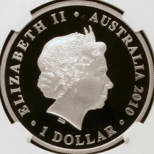 AUSTRALIA. 2010, Dollar, Silver - NGC PF68 - Tasmania - Picture 5 of 6
