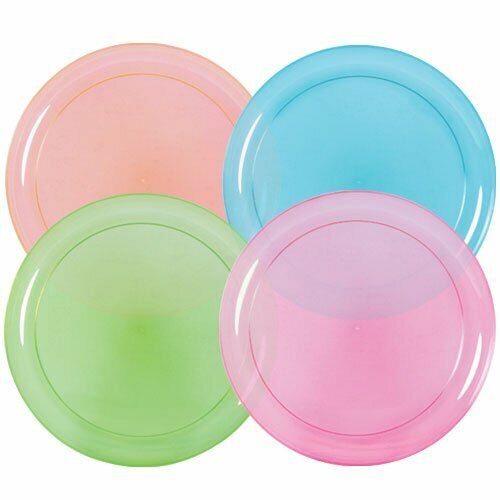 Party Dimensions Neon 8 Count Plate, 9-Inch - Picture 1 of 1