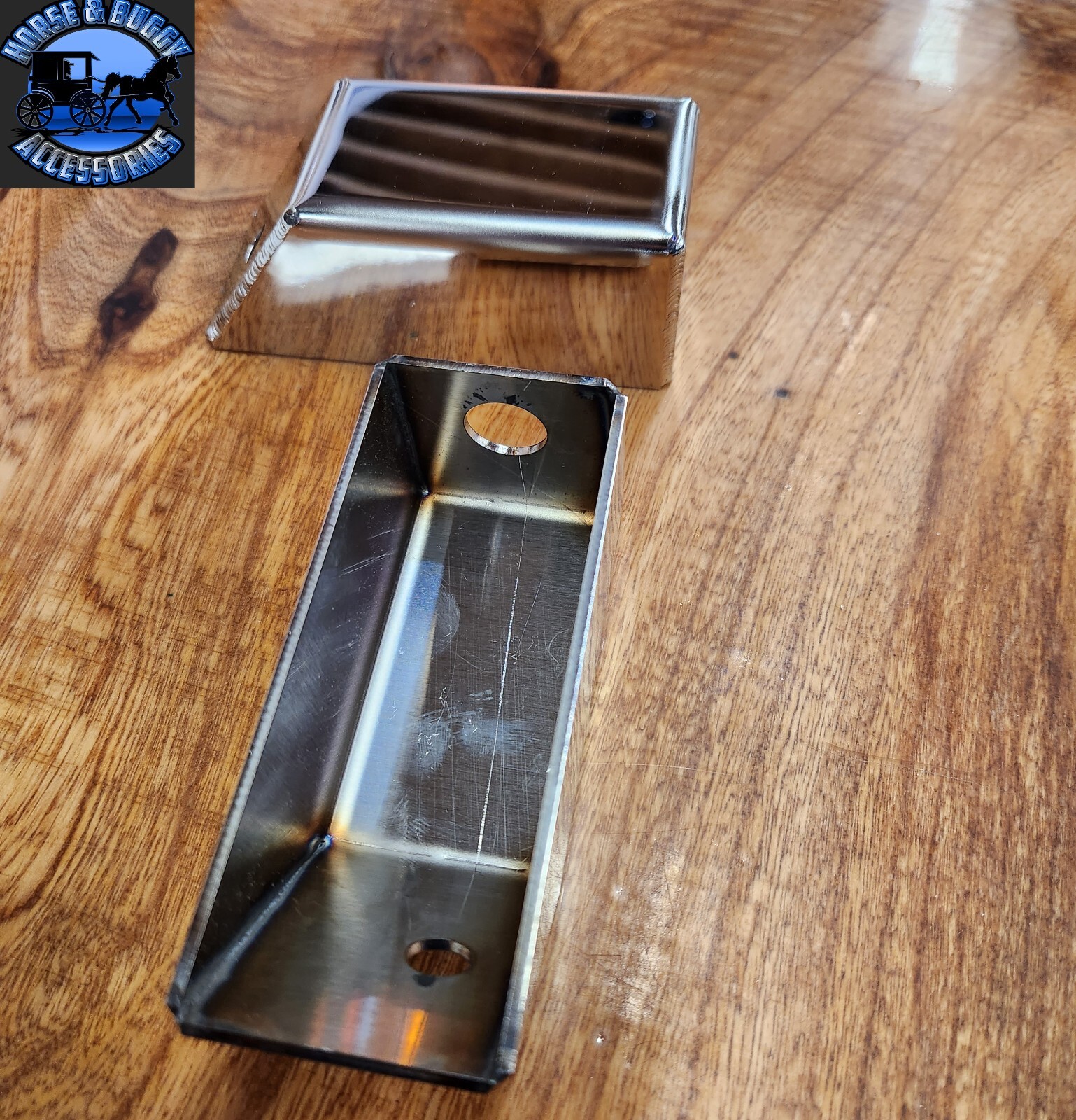 universal angled mirror brackets for stud mount lights Peterbilt