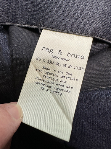 Rag & Bone Jeggings Size 2 Dark Blue Indigo Stretch Elastic Waistband Skinny - Picture 5 of 6