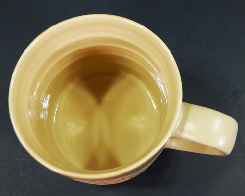 SPECTRUM DESIGNZ KERAMIK KAFFEEBECHER TEETASSE HERBST HERBST BLATT KERAMIK ERHÖHTER RING - Bild 7 von 8