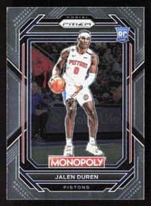 2022-23 Panini Prizm Monopoly Jalen Duren #27 RC Detroit Pistons