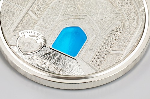 Palau 2020 $20 - Tiffany Art - Isfahan Proof - 3 Oz Silver Coin - Picture 4 of 8