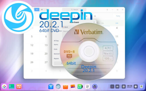Deepin 20.2.1 Linux INSTALL 64bit DVD - Picture 2 of 2