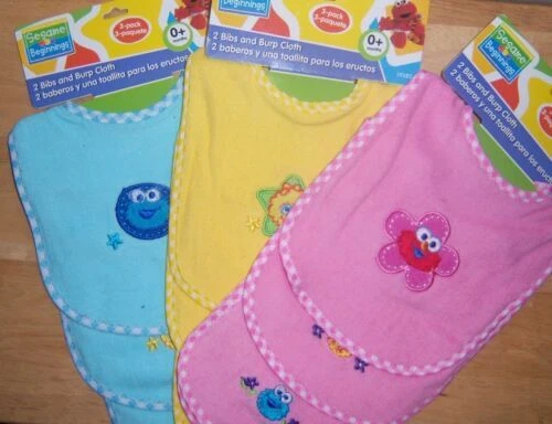 Paños Sesame Street Baby eructo Paños