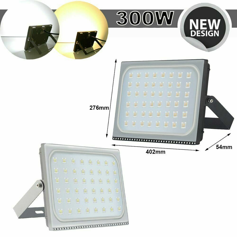 Details zu LED Fluter mit Bewegungsmelder/Stecker Außen Strahler 10W-500W SMD Scheinwerfer Sehr beliebte Angebote