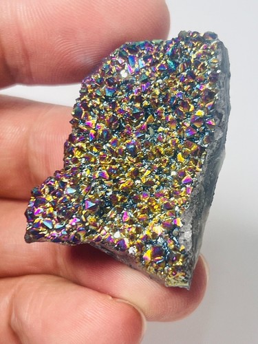 Natural 7 Color Leklai Rainbow Aura Crystal Rare Prismatic Cluster Power Energy - Picture 17 of 21