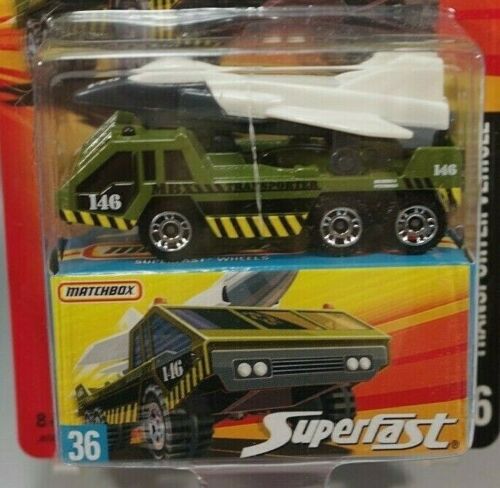Matchbox #36 2006 vehículo de transporte superfast L.E. NUEVO EN CAJA ESTADO - Imagen 2 de 3
