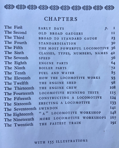 CAERPHILLY CASTLE A Book of Railway Locomotives, W.G. Chapman (Gt. Western 1924) - Picture 4 of 12