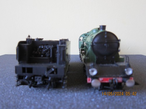 Rare LEMATEC HO-066/1 Locomotive Vapeur 231 6386 PLM Vert Brass Laiton Fulgurex - Foto 5 di 12