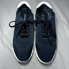 Vionic Joey Navy Leather Sneakers Women's Size 8