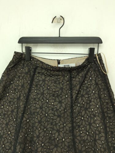 Pepperberry Women's Midi Skirt UK 12 Black Polyester with Other A-Line - Picture 3 of 5