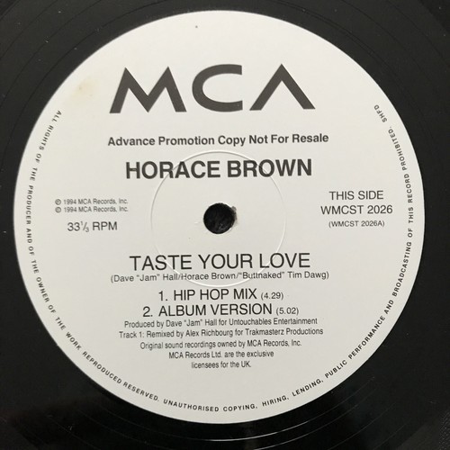 Horace Brown - Taste Of Love (8 Mixes) 2 x 12'' Vinyl PROMO 1994 RnB TESTED NM - Imagen 2 de 11