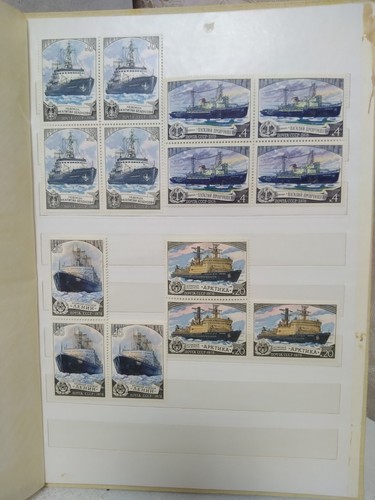 Soviet Era Stamps Block collection in Album Philatelic Space,Lenin,Nature,others - Picture 20 of 23