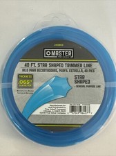 40 Ft Star Shaped Trimmer Line .065 Diameter