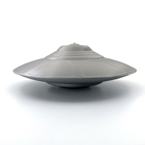 Area 51 Bob Lazar UFO, S4 Sport Model, Alien Spaceship, Silver Grey V2, 3 Inches - Picture 23 of 24