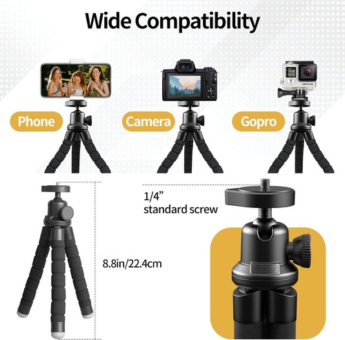 10 Zoll tragbarer flexibler Stativständer Gorilla Pod für Gopro Kamera/SLR/DV Telefon - Bild 3 von 7