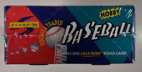 1994 Pinnacle SCORE ROOKIE TRADED Baseball 36 Pack HOBBY Factory SEALED BOX! - Picture 3 of 5
