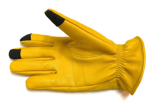 Men's Genuine Sheep Leather Winter Dress, Driving, Texting Gloves with Fleece - Picture 21 of 41