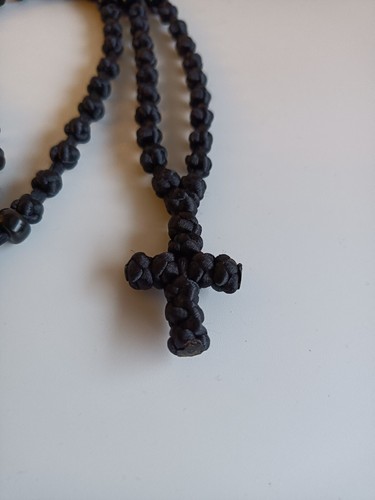 100 nudos negro KOMBOSKINI Hombres Ortodoxo Oración Cuerda Rosario Para Hijo Navidad - Imagen 11 de 21