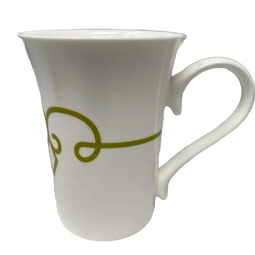 Vintage Starbucks Kaffee Tee Becher weiß Keramik Diamond Scroll Design 2014 - Bild 1 von 10