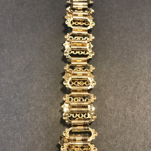 Stunning VTG Book Chain Bracelet with Earrings Costume Jewelry Unmarked OOAK - Picture 11 of 20